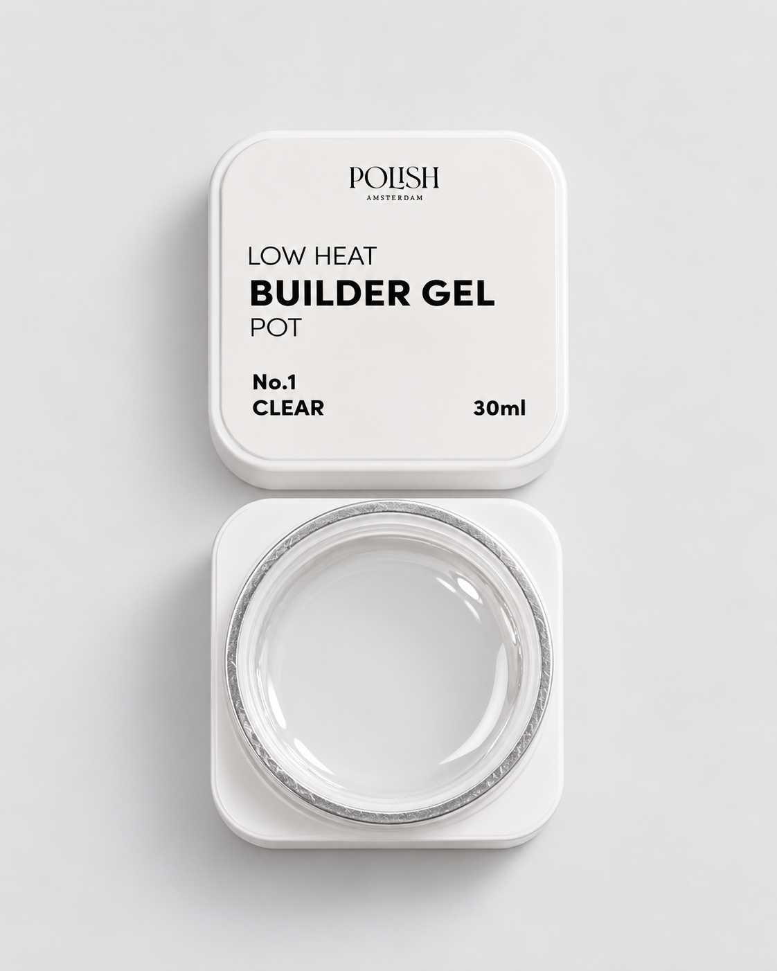 Low Heat Builder Gel In Pot – clear