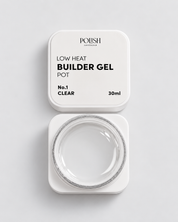 Low Heat Builder Gel In Pot – clear