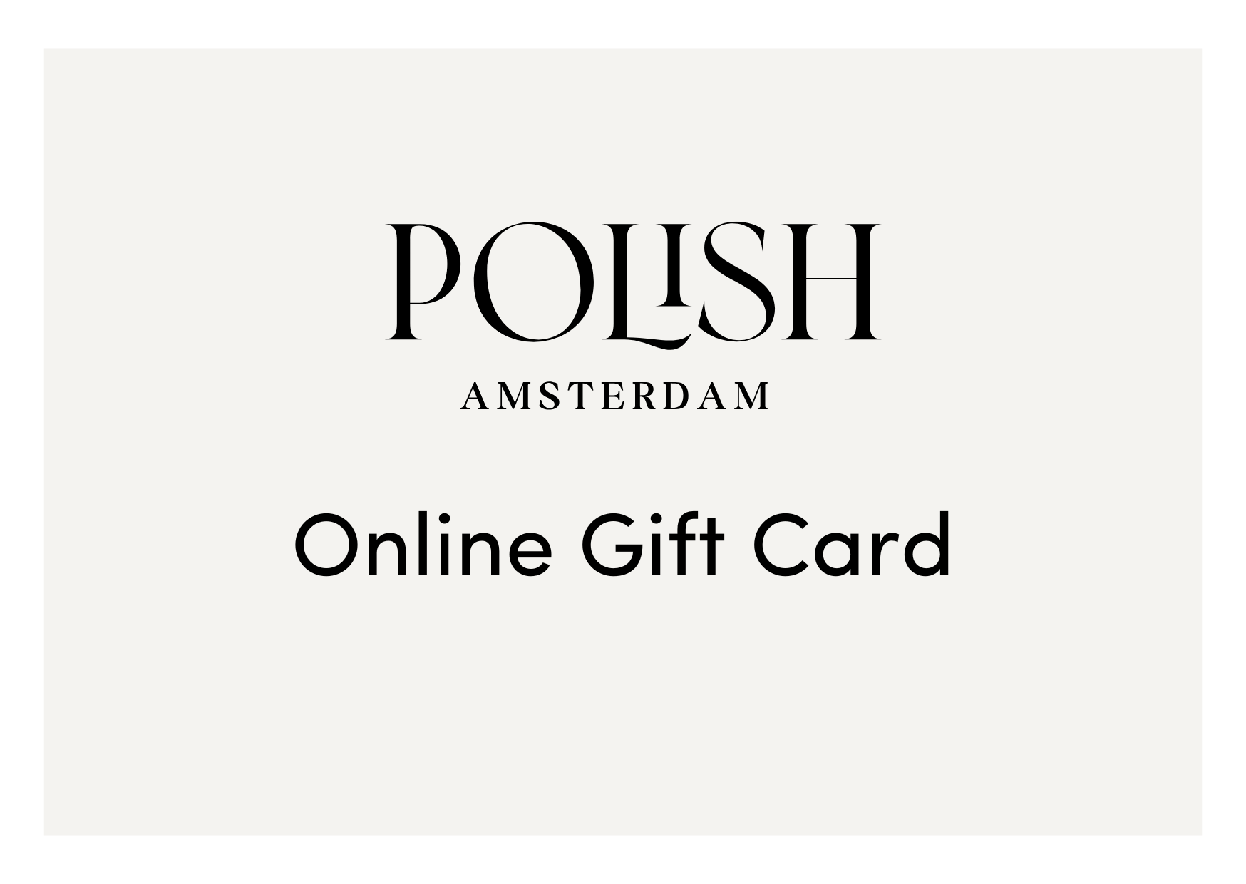 Online Gift Card